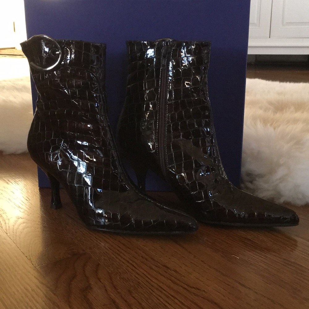 Stuart Weitzman Nubuckle Booties, 6 - image 1